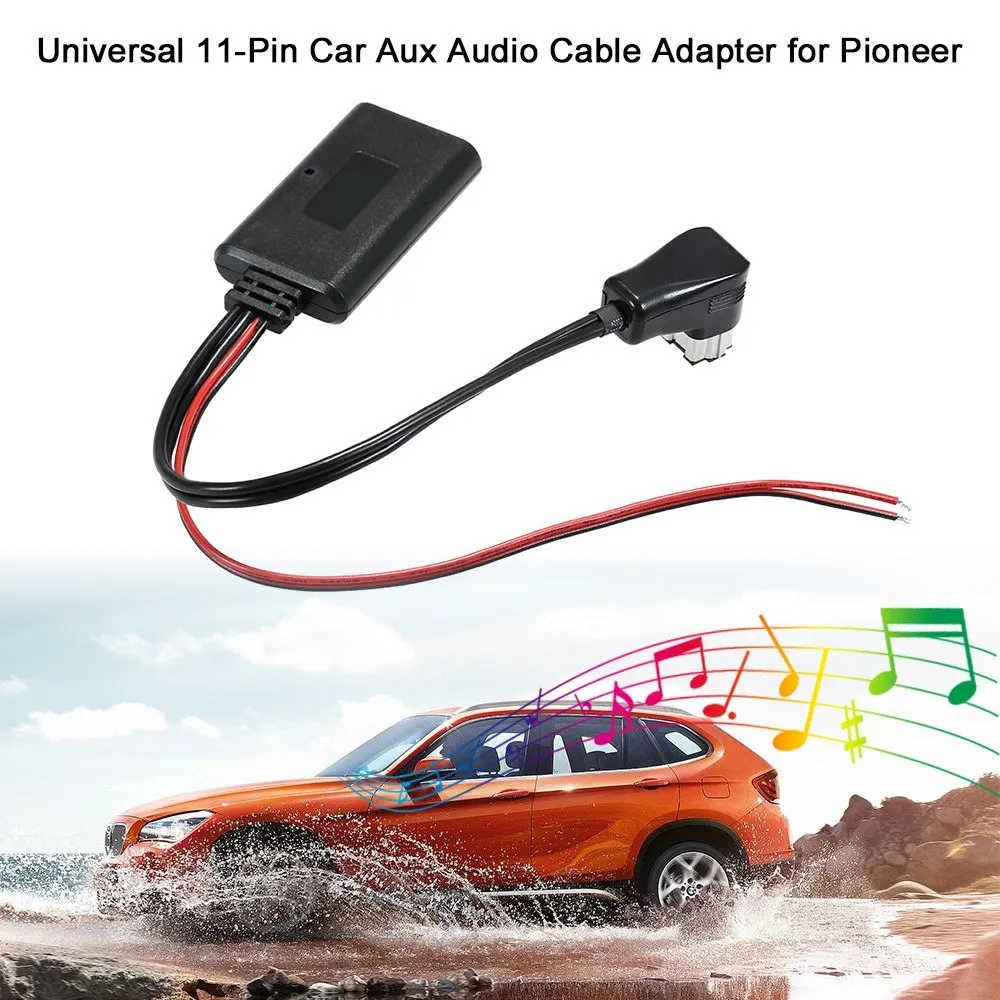 

Универсальный автомобильный Aux аудиокабель-адаптер 11Pin BT подходит для вспомогательного приемника Pioneer IP-BUS Прямая доставка