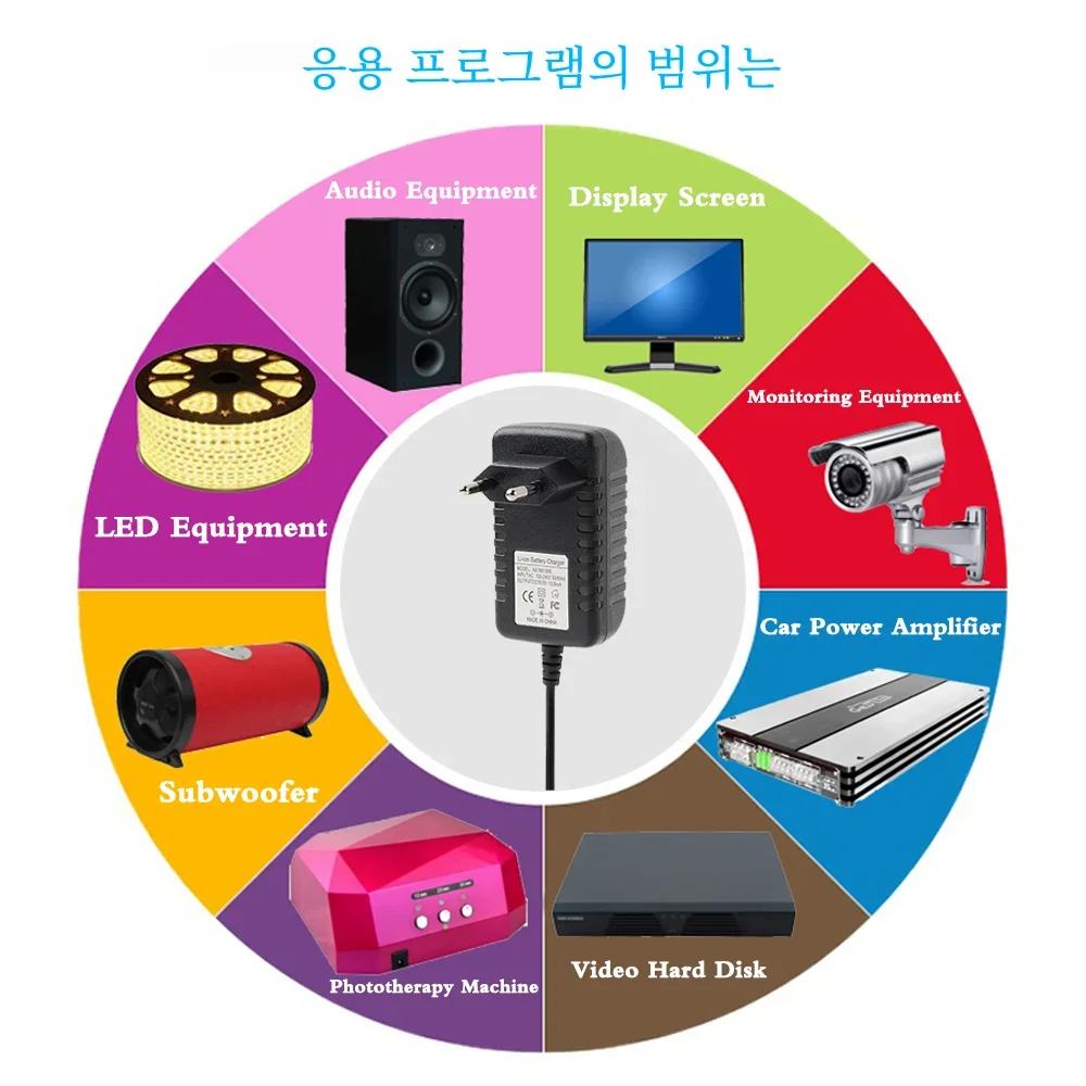 Power Cord Charger Adapter for 0.5A, AC 110 to 220V, DC 9V, 12V, 18V, 19V, 20V, 22V, 24V, 26V, 27V, 30V, 1A