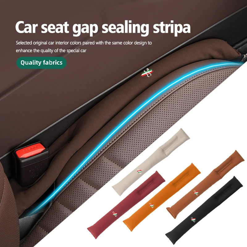 Car Seat Gap Filler Seat Side Seam Plug Leak-proof Filling Strip For Fiat Abarth Abarth 124 Abarth 595 500X 500L