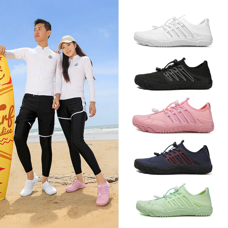 

Men Women Water Shoes Quick Dry Beach Shoes Outdoor waterproof Trekking Sandals Non Slip Wear Resistant Footwear Summer Sport