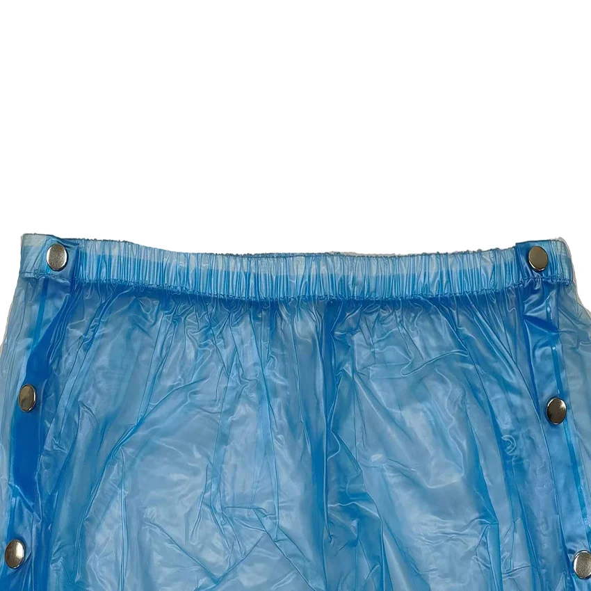 Langkee Haian Adult Incontinence Plastic Diapers  Pants    ABDL  PVC  Color Blue