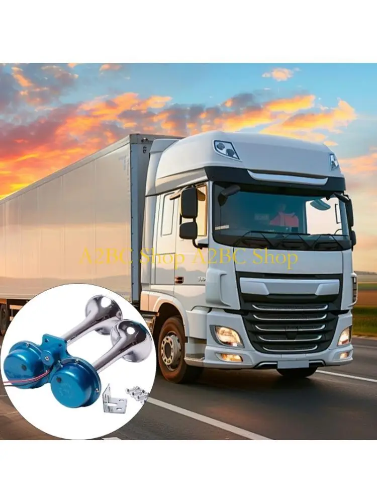 

A2BC Powerful 150dB Electric Horn For Trucks And Motorcycles Constructed Of Metal Material