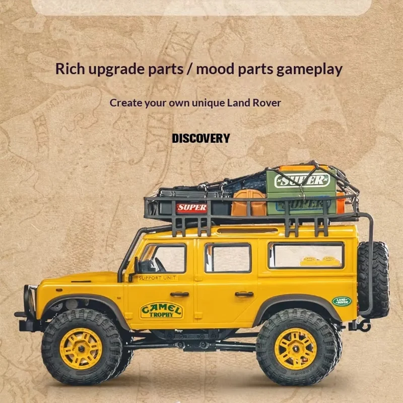 

FMS FCX24M Camel Cup Simulation 1/24 Land Rover Defender 90/110 First Generation Range Rover Discovery