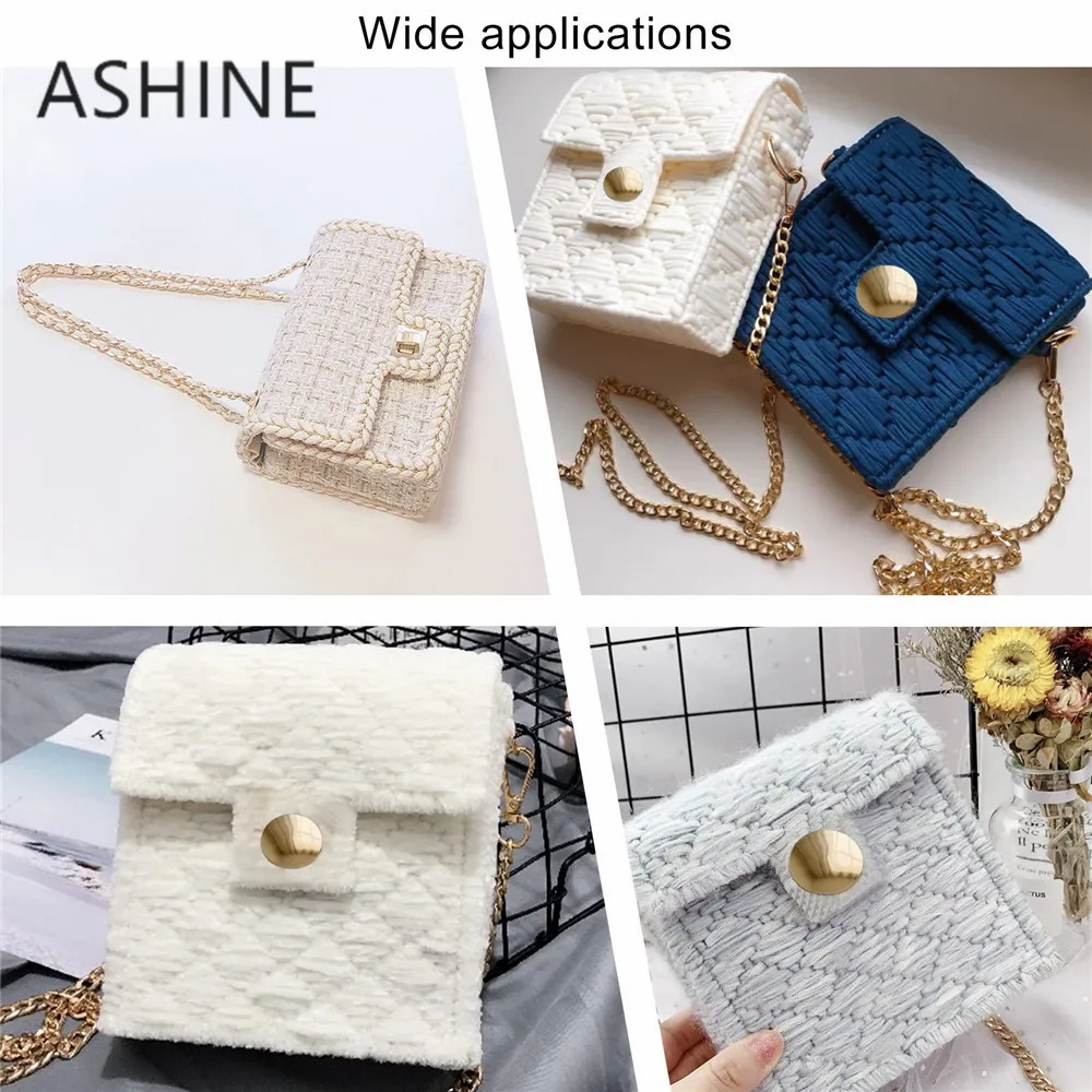Weihnachts geschenk Herz stricken Weben Kunststoff Mesh Sheet DIY Nähen gewebte Tasche Zubehör Geldbörse Herstellung liefert Häkel projekte – Detail 3