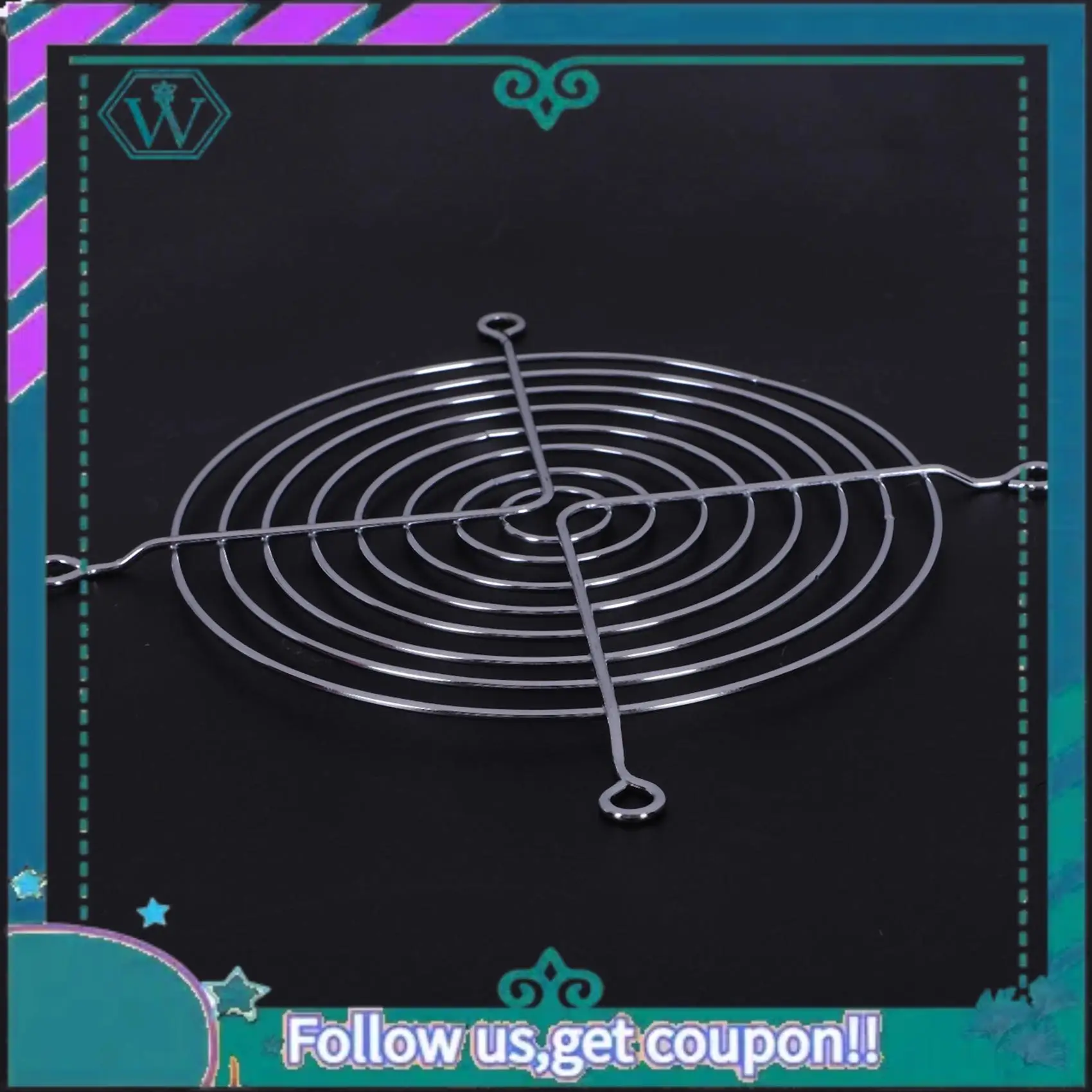 A75Q-4 X Metal Wire Finger Guard Grill For 120 X 120Mm Computer Case Fan