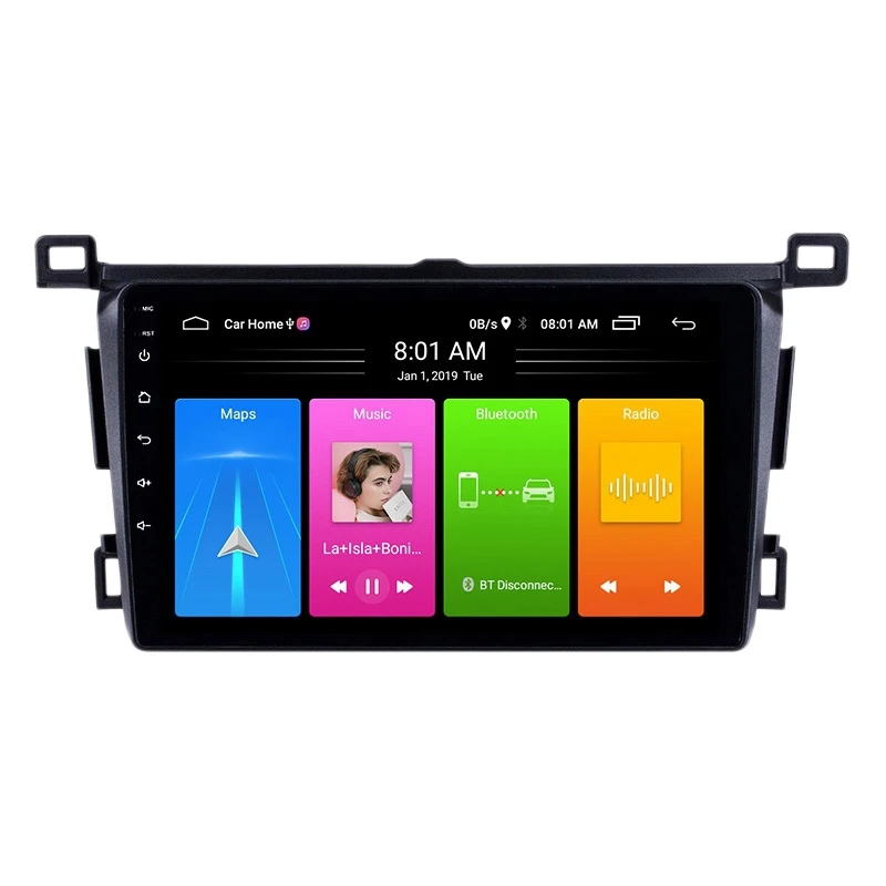 

10 Inch 2 Din Android 10.0 Car MP5 Player Radio 2+16GB Wifi Bluetooth GPS Navigation for Toyota RAV4 2013-2018