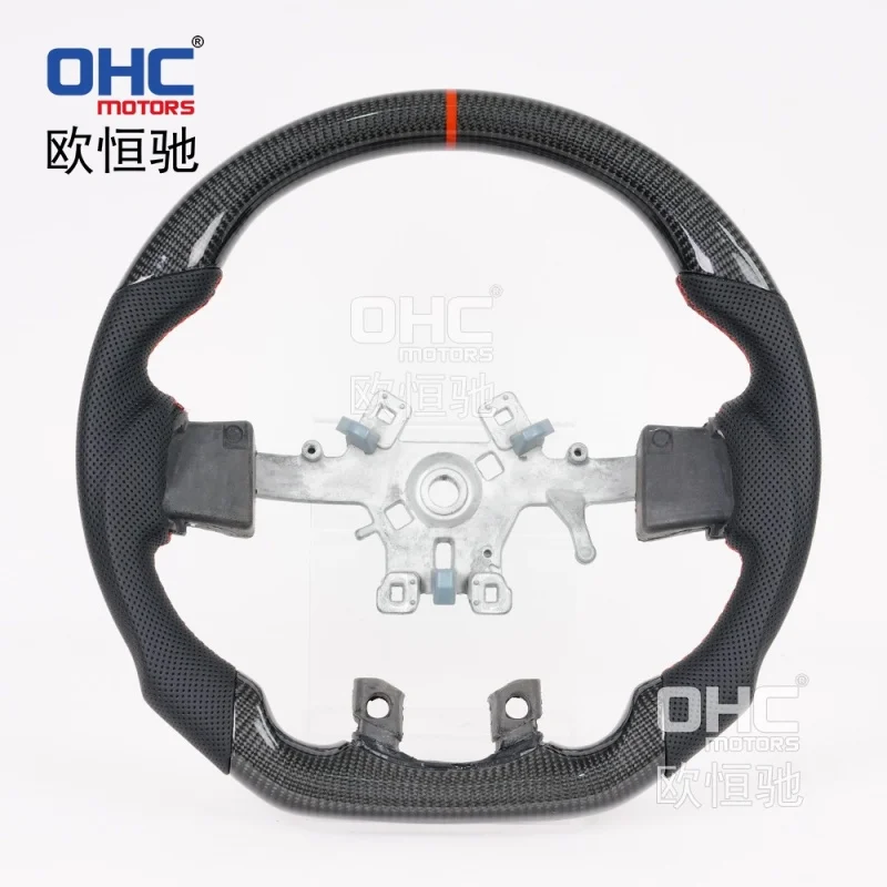 For Dodge RAM Ram 1500  2012-2018 modified and upgraded American-style black carbon fiber sports car steering wheel