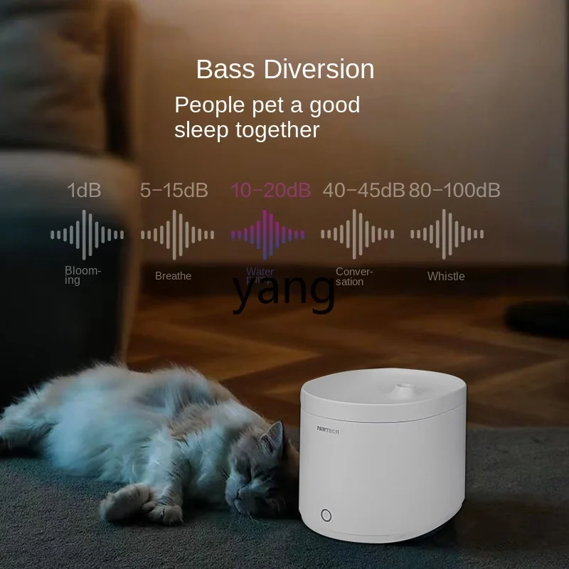 موزع مياه الحيوانات الأليفة الذكي CX بسعة 2.5 لتر وجهاز تحكم عن بعد بسعة كبيرة #4