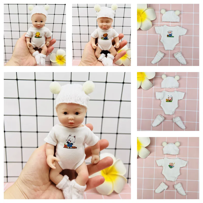 Cute 12 Animal Zodiac Signs Clothes for 6 inch Palm Reborn Doll DIY 6inch Boy Girl Lovely Clothing Set