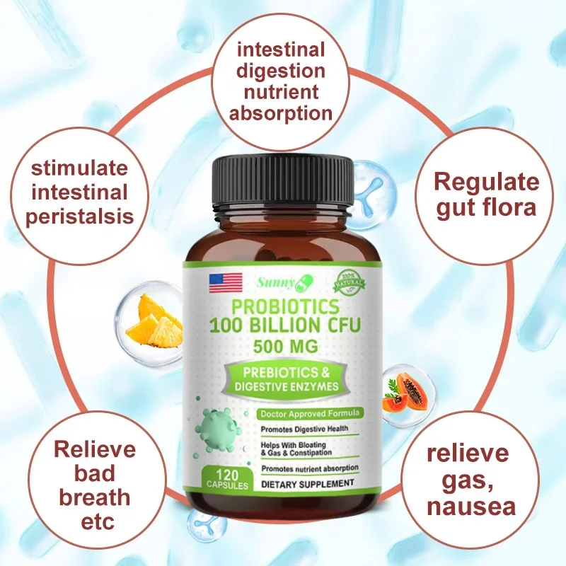 Natural probiotic supplement - aids metabolism, digestion, nutrient absorption, immune support and nutritional supplementation