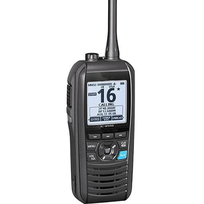 IC-M94D IC-M94 VHF UHF MARINE TRANSCEIVER WITH DSC AIS RECEIVER Radio M94 Walkie talkie handheld two way radio