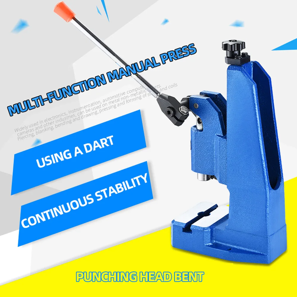 4KN Small Desktop Precision Manual Press J03-0.4a Manual Punching Press Punching Machine