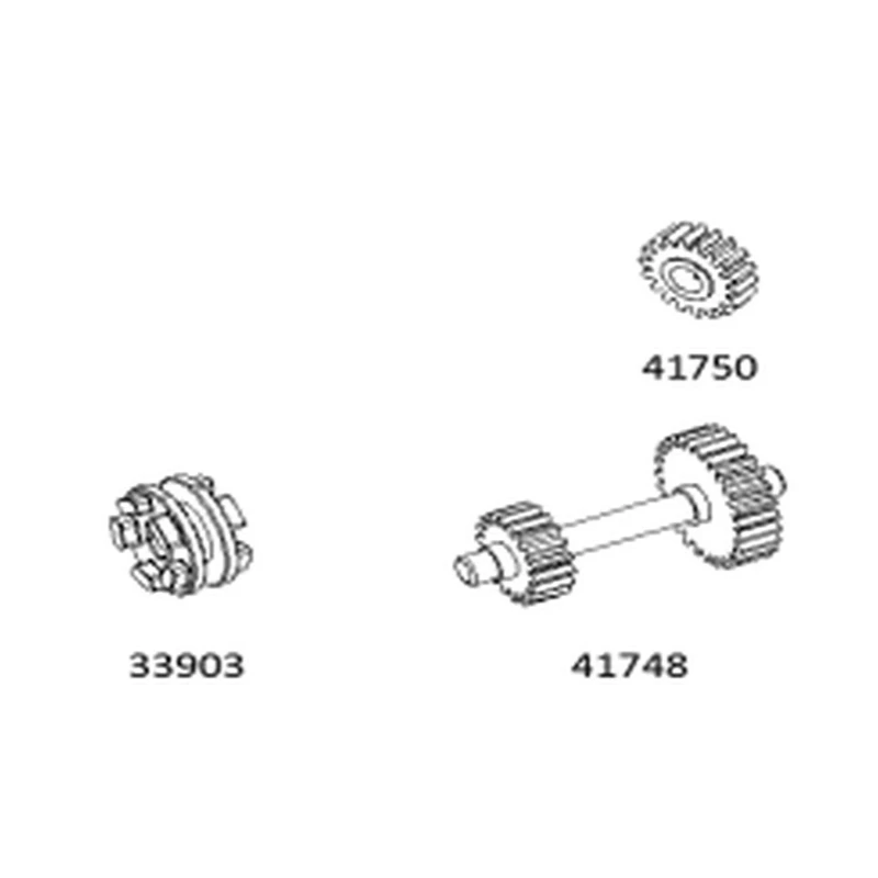 

CROSSRC EMOX gearbox gold gear assembly 36207 CS-97401070