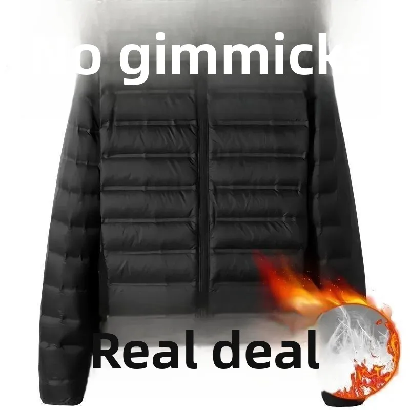 

Сверхлегкий пуховый хлопок Jaet, мужская весенняя мода Ci, повседневная одежда-стойка, четыре сезона, без железа, выступающая