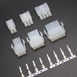 5sets 5557/5559 4.2mm Pitch Single Row Connector Male Female Housing Terminal 2P-6PIN for PC/computer Graphics Card PCI-E Power