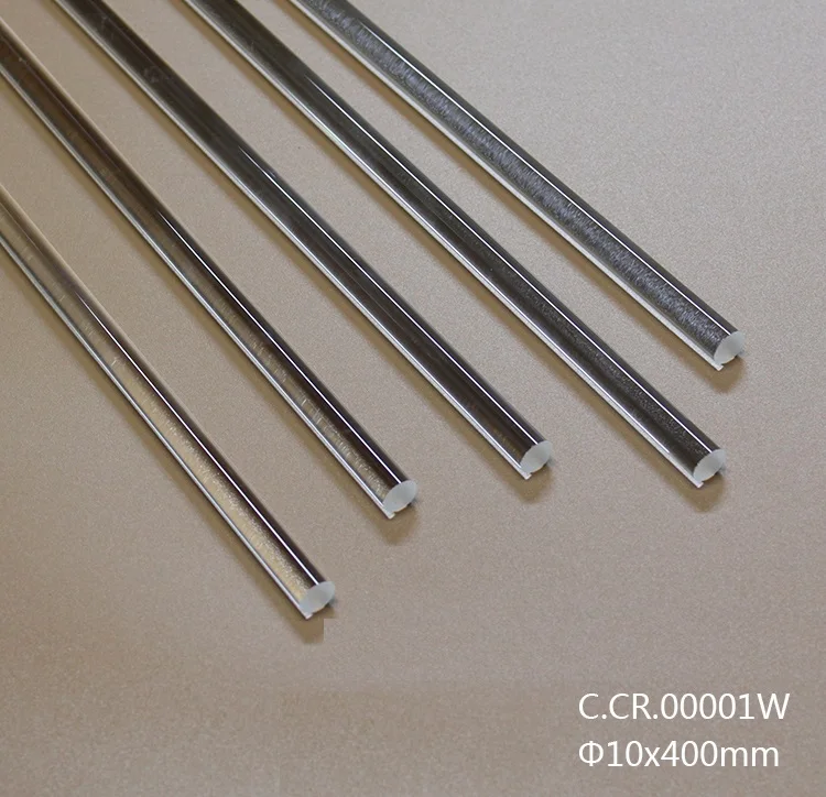 Resistente de alta temperatura agitando Rod, vidro Rod, quartzo Rod, aquecimento Rod, 10 * L400