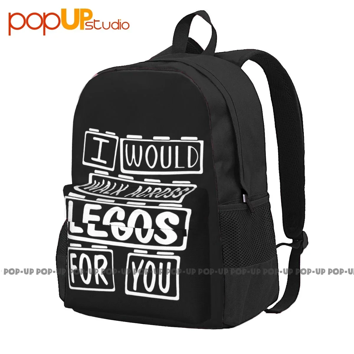 

I Would Walk Across Legos For You Large Capacity Backpack Vintage Shoe Bag Storage Bag Clothes Backpacks