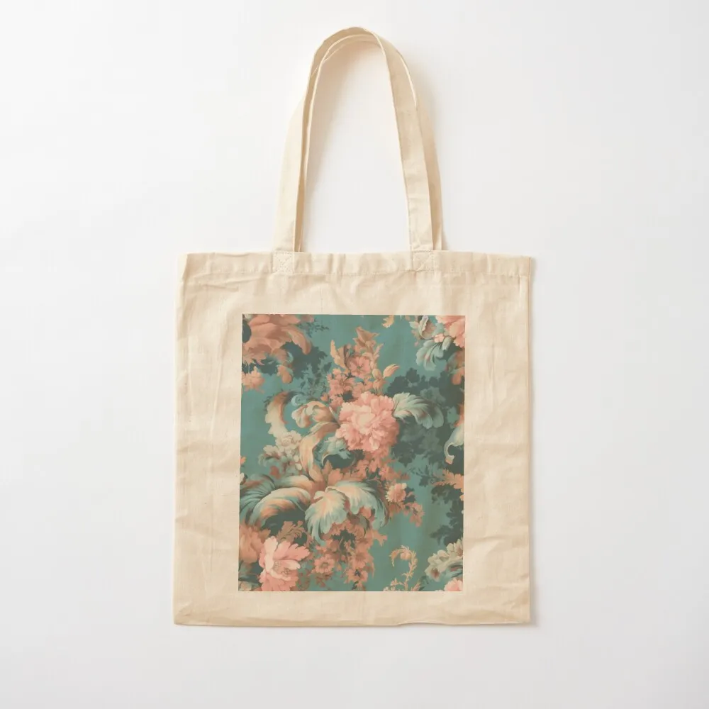 

Snapdragon Garden - Honoré Fragonard Style Pattern Tote Bag tote bag screen Beach bag Canvas Tote