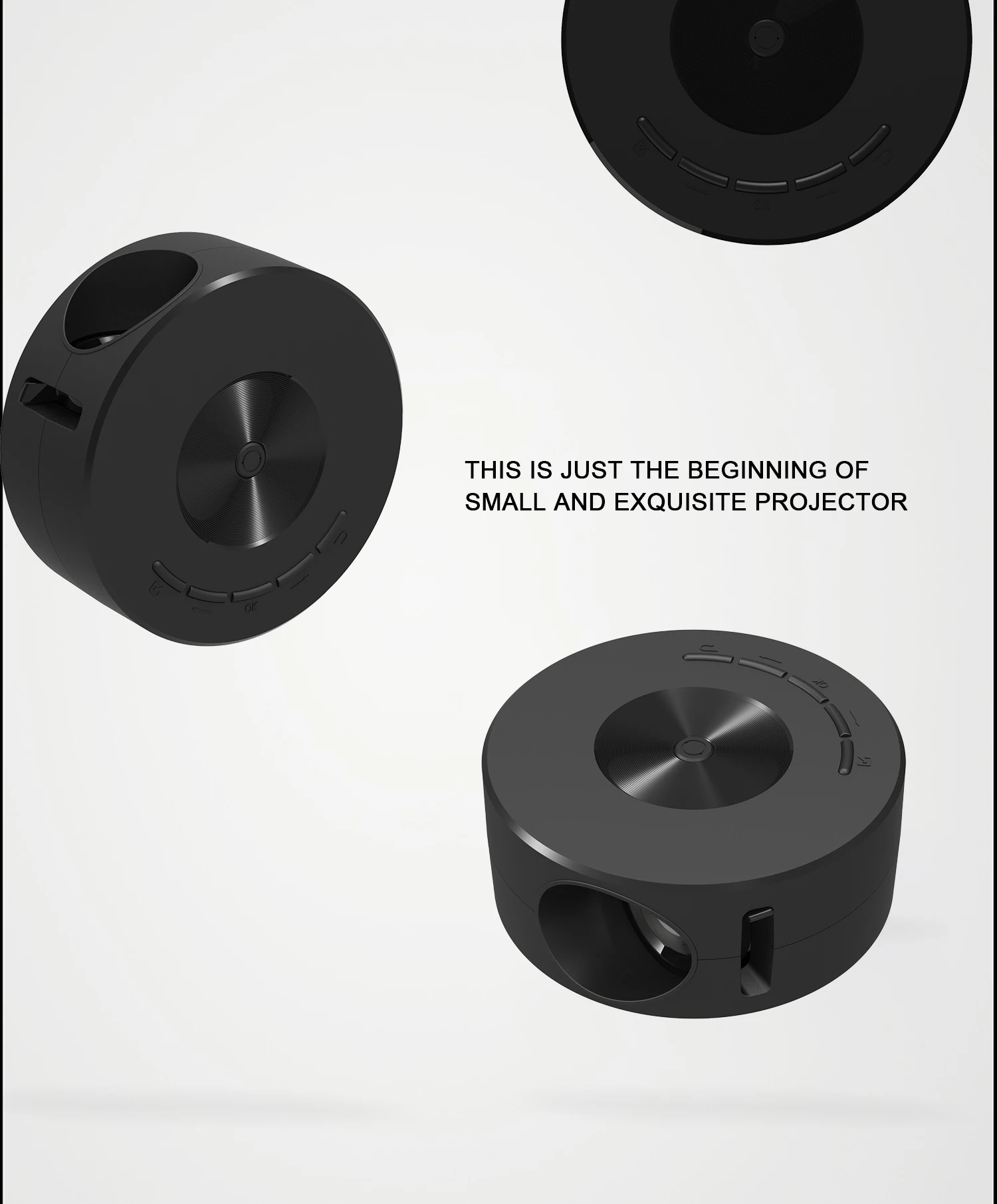 جهاز عرض محمول YT200، جهاز عرض عالي الدقة، مناسب لعرض المؤتمرات، إسقاط الغرفة، خيار جيد لمشاهدة الأفلام