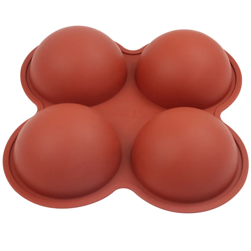 Half Sphere Silicone Soap Molds, Bakeware Cake Decorating Tools, Pudding Chocolate Fondant Mould, Ball Biscuit Baking Mould