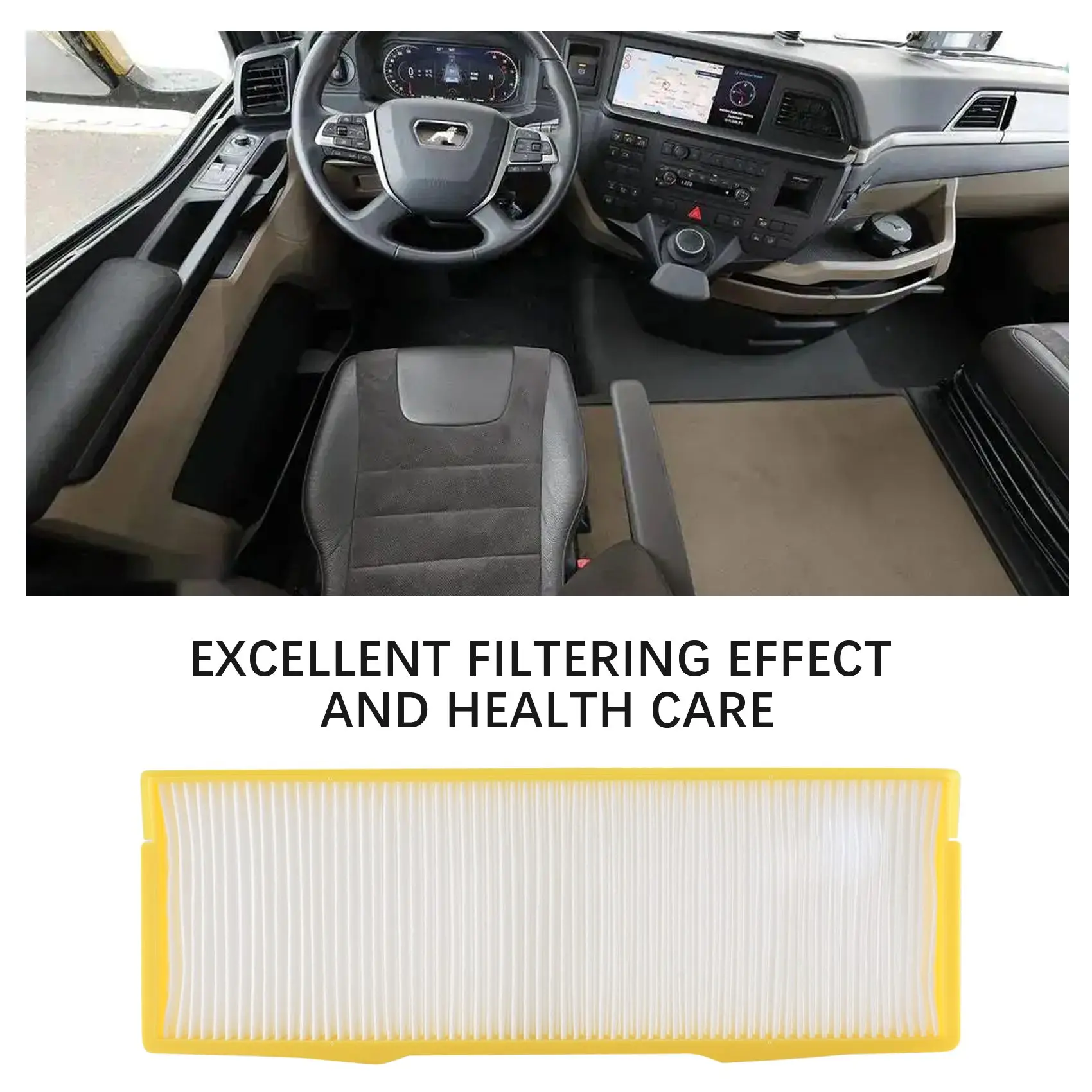 Reliable-Cabin Filter 1770813 CU37001 1913500 For Scania Truck Construction Machinery Air Conditioning Filter