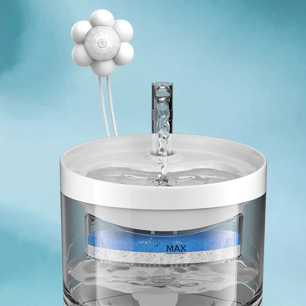 Infrared Sensor Cat Water Fountain Switch 180 Degree Sensing Water Dispenser Control Switch USB Charging Pet Fountain Supplies