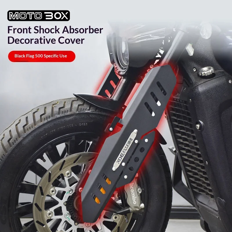 【Premium】For Benda Black Flag 500: Shock absorber decorative covers, front fork guards, and front shock absorber protection kits