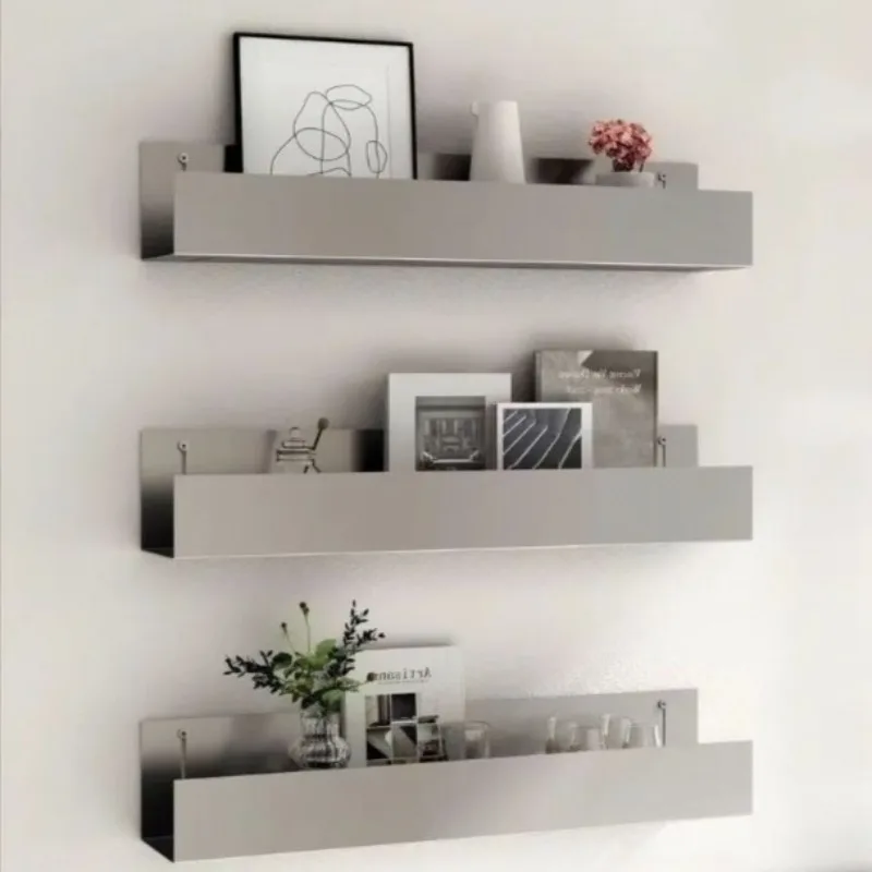 Wand-Aufbewahrungshalter aus Edelstahl, Aufbewahrungsregal für Badezimmer-Toilettenartikel, Wanddekoration, Küchen-Aufbewahrungsregal