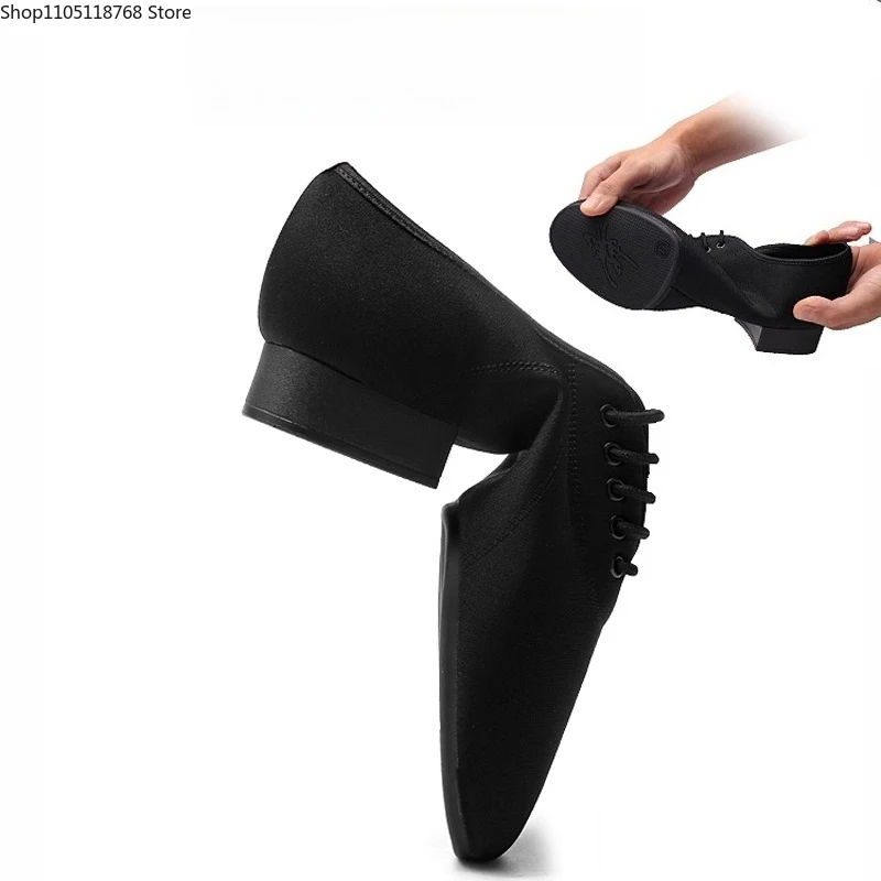 

Mens Dance Shoes Outdoor Indoor Ballroom Waltz Dance Shoes Adult Black Tango Jazz Modern Dance Shoes