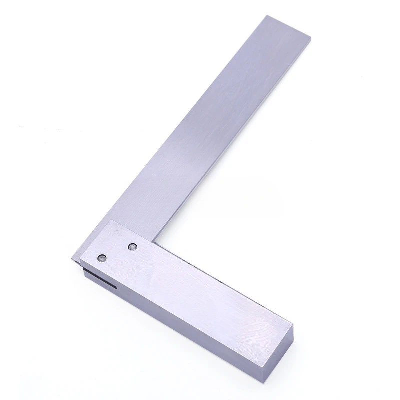 

Carbon Steel 90 Degrees Wide Seat L-Square Wide Sitting Angle Ruler Right Angle Detection Measuring Tool