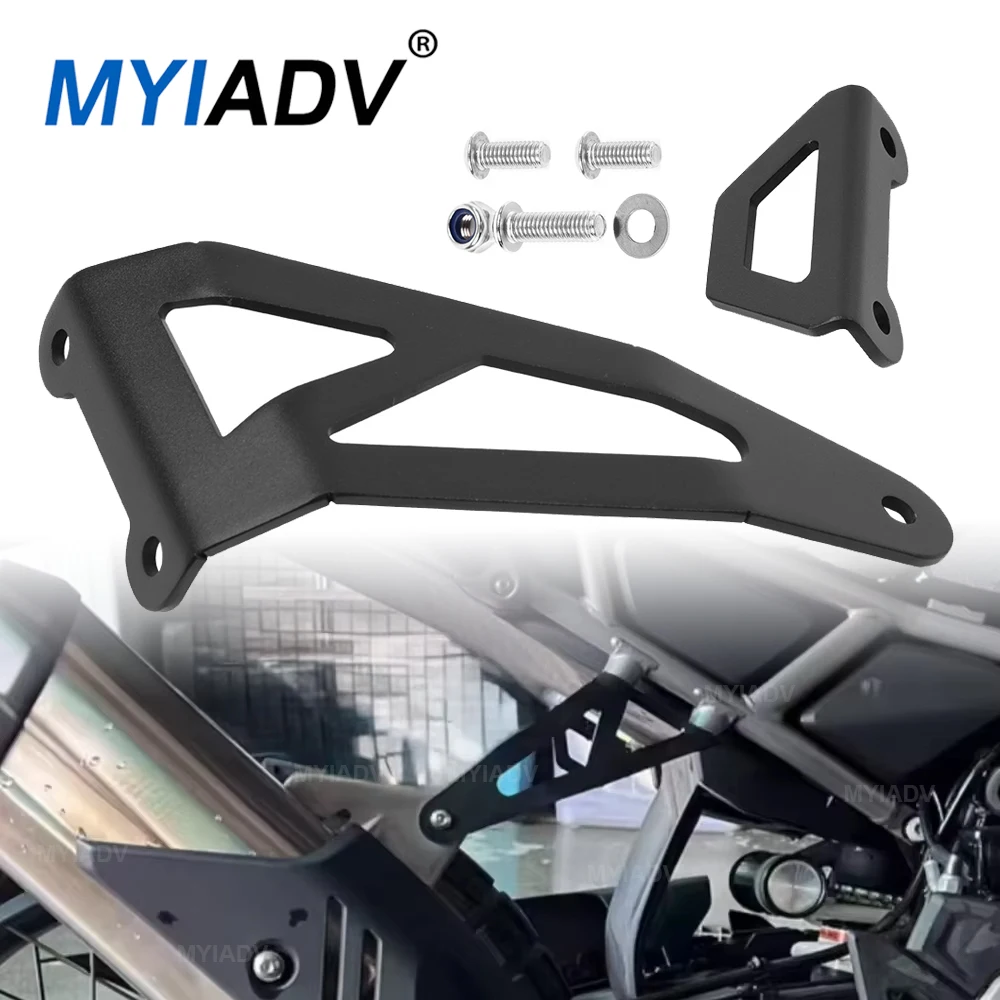 

For CFMOTO 450MT IBEX450 MT450 CF MOTO IBEX 450 MT Motorcycle Exhaust Hanger Support Bracket Rear Foot Peg Remove Blanking Plate