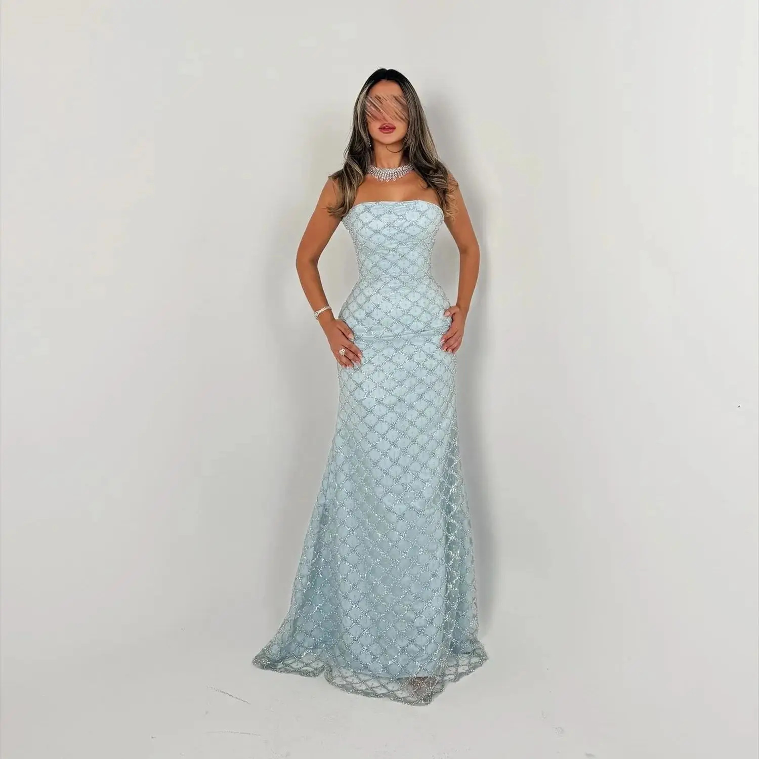 

Кружевное вечернее платье без бретелек на заказ, вечерние платья для выпускного вечера, унисекс, Джерси в стиле ретро, Дубай, Саудовская Аравия, по индивидуальному заказу