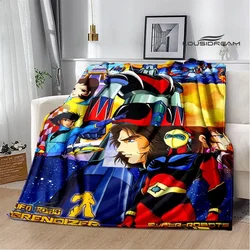 UFO ROBO GRENDIZER coperte stampate GOLDORAK coperte di flanella calde coperte morbide e comode fodere per letto regalo di compleanno