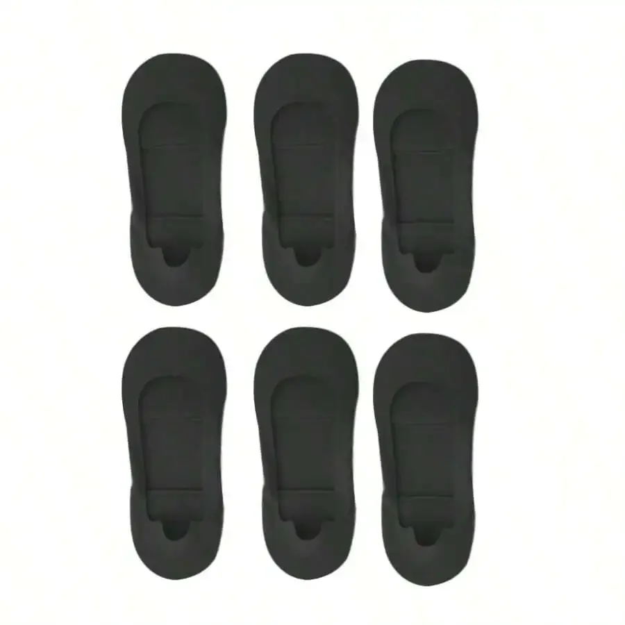 3 Pairs Women's Boat Socks, Plantar Fasciitis Cushion Insoles, Shock Absorbing Invisible Non-Slip Shoe Pads, Spring/Summer view 3
