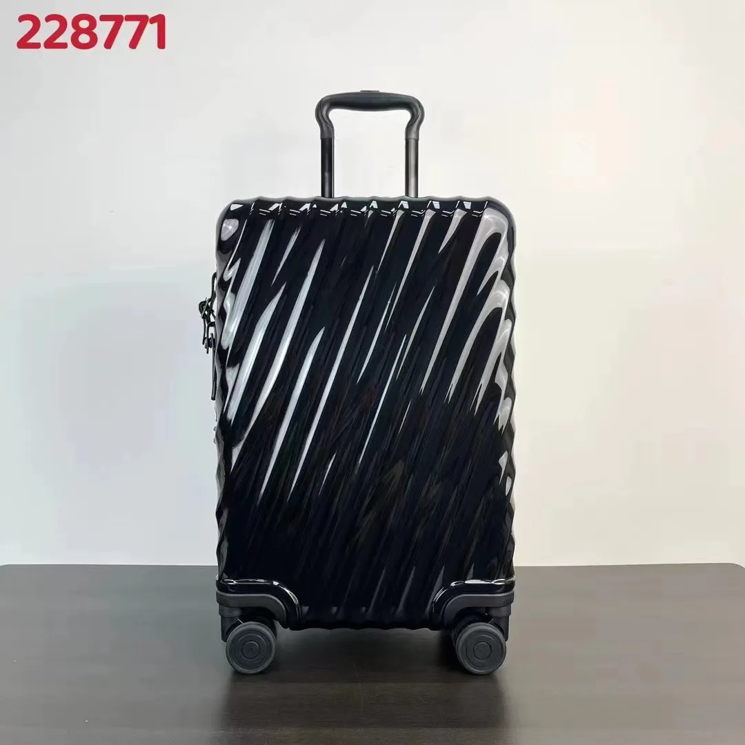 

20 inch 24 inch PC trolley case men's and women's fashion trend lightweight boarding case checked box 228771