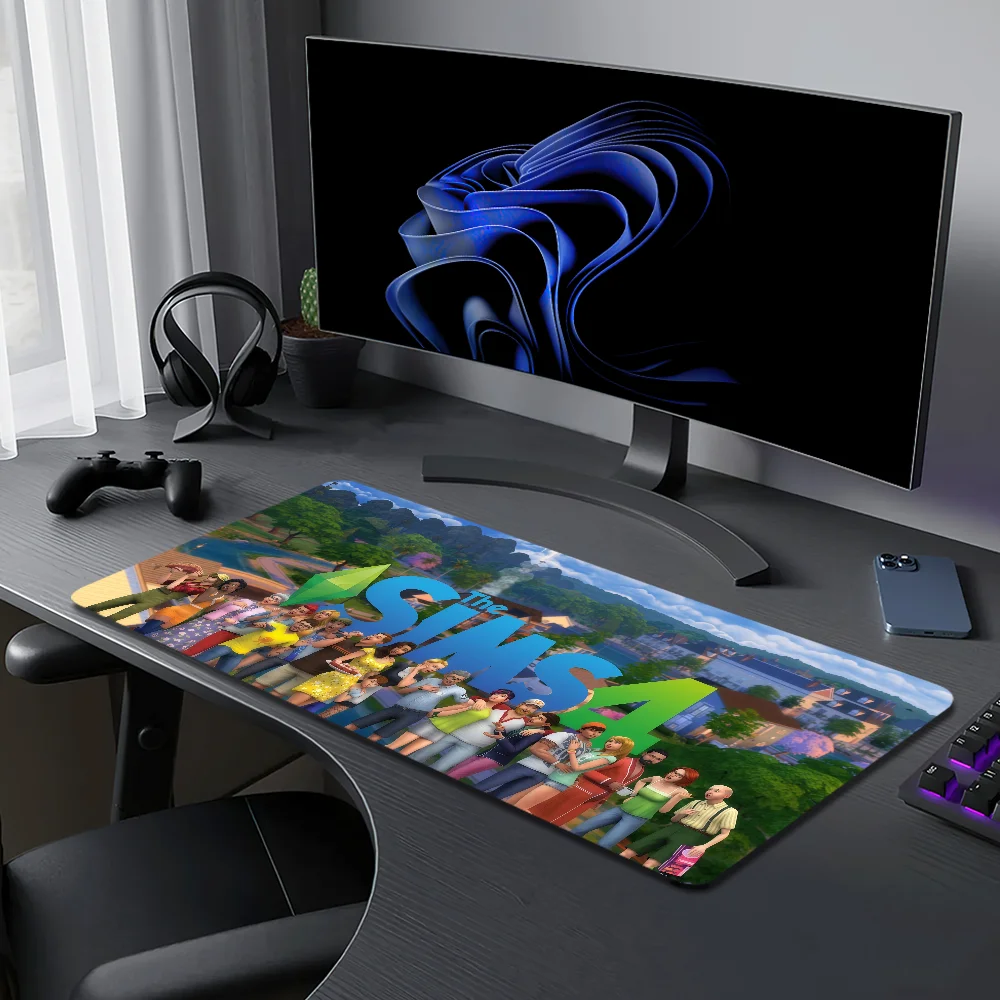 ماوس 4 وسادات لعبة مضادة للفرش منزل مخصص مريح مكتب مطاطي كبير مكتب المغامرة حصيرة لوحة المفاتيح Sims PC عدم الانزلاق