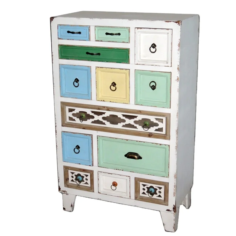 

Винтажная деревянная мебель, антикварные мелиорированные деревянные шкафы, комод с несколькими ящиками