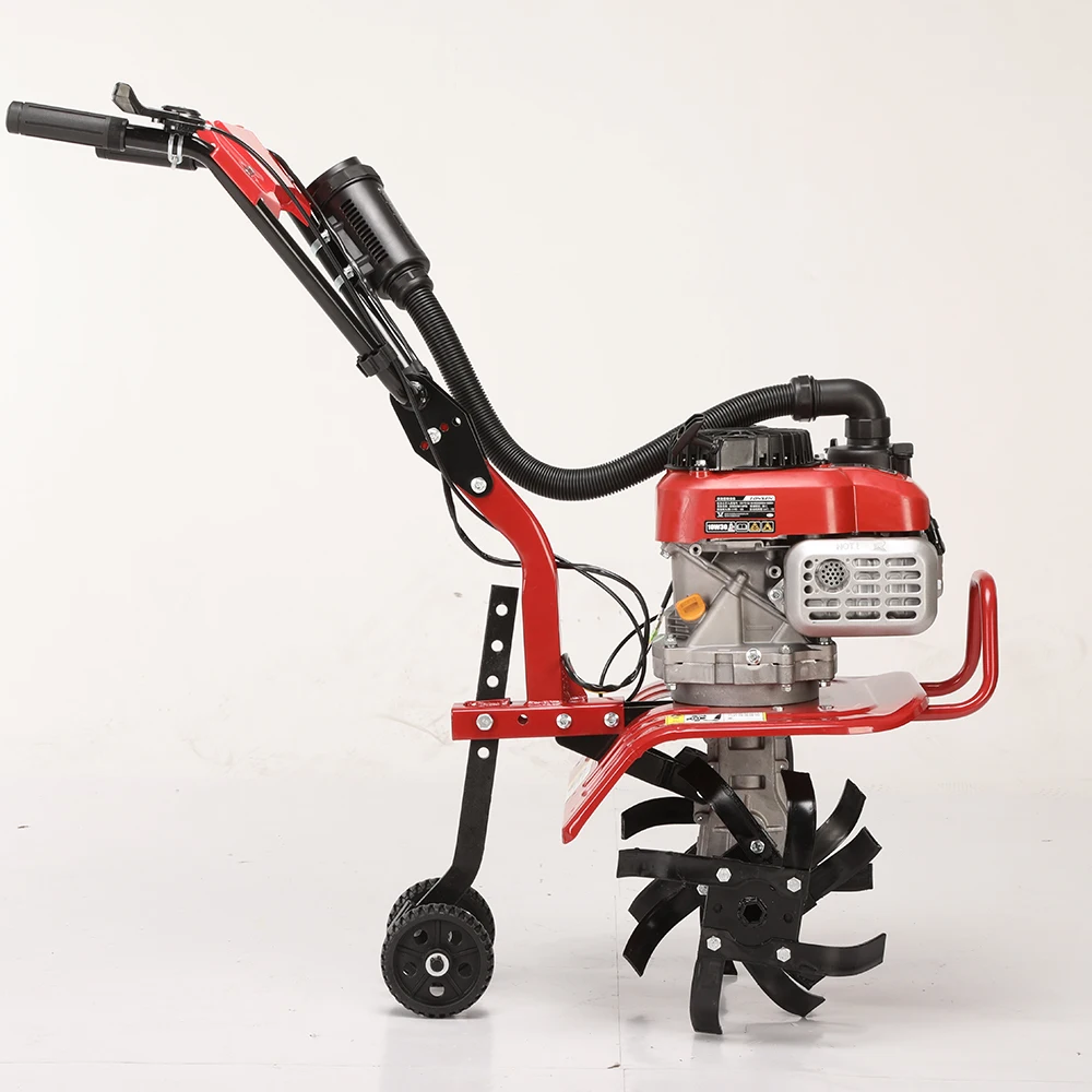 

Powerful Multi-functional Mini Rotary Tiller Walk Behind Tiller Garden Cultivator