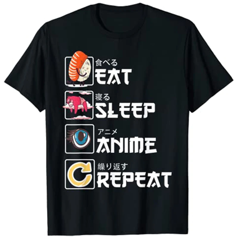 Anime-Girl Just A Girl Who Loves Anime and Sketching Drawing T-Shirt Graphic Tee Tops Harajuku Aesthetic Clothes Novelty Gift