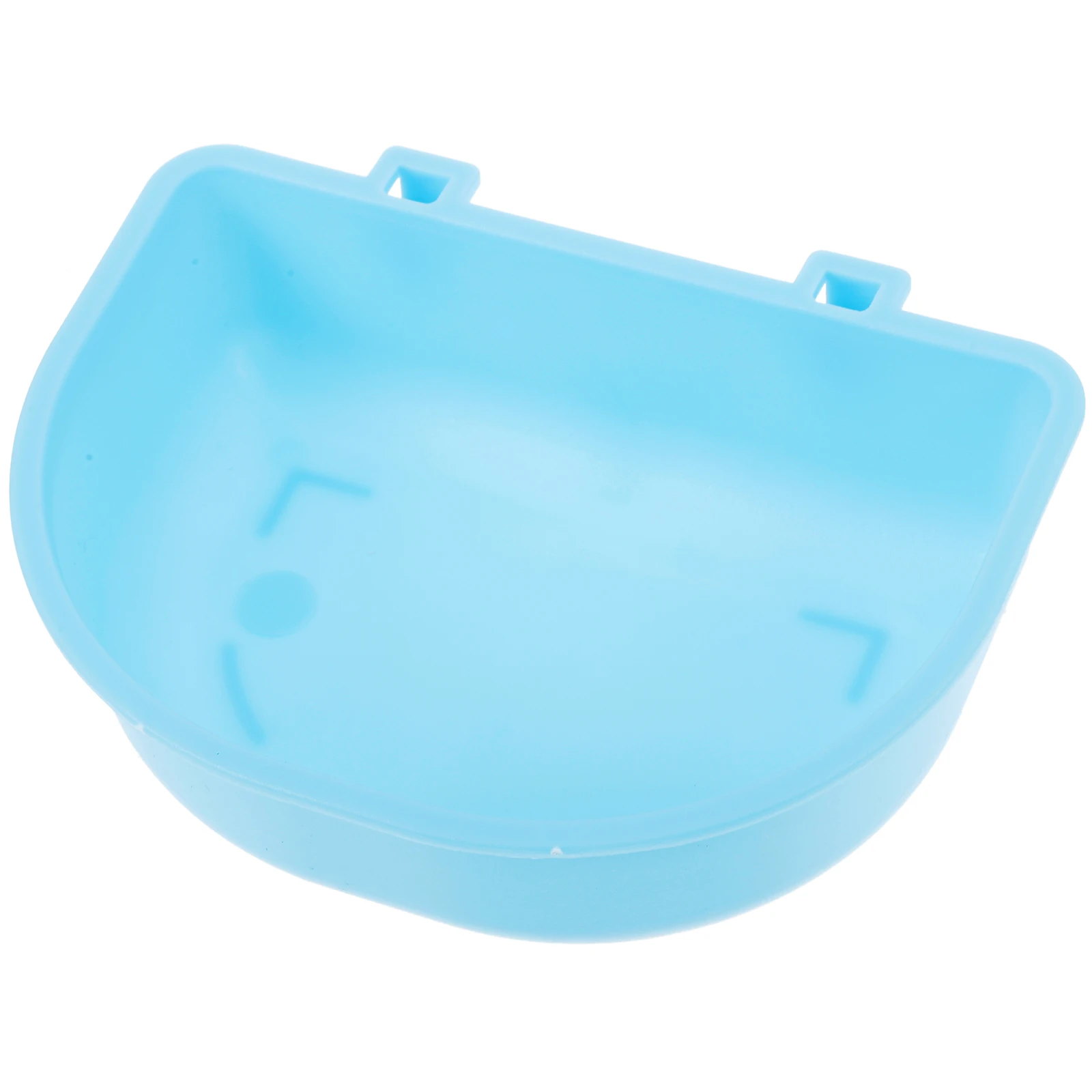 

Hanging Pet Bowl Plastic Cat Dog Bowls Blue Durable Sturdy Easy Wash Puppy Feeder Travel Water Container Pet Supplies