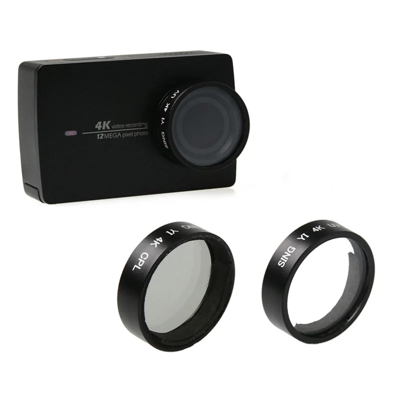 Cubierta de filtro Polarizador Circular para cámara deportiva de acción Yi, accesorios para Xiaomi 4K, UV, CPL, Yi, Xiaomi II 4K, Xiaoyi