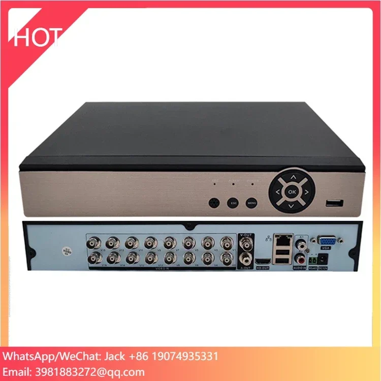 Rejestrator wideo hybrydowy CCTV 16-kanałowy 5MP Xmeye 5 w 1 HD Audio VGA Funkcja P2P HVR XVR H.265 DVR