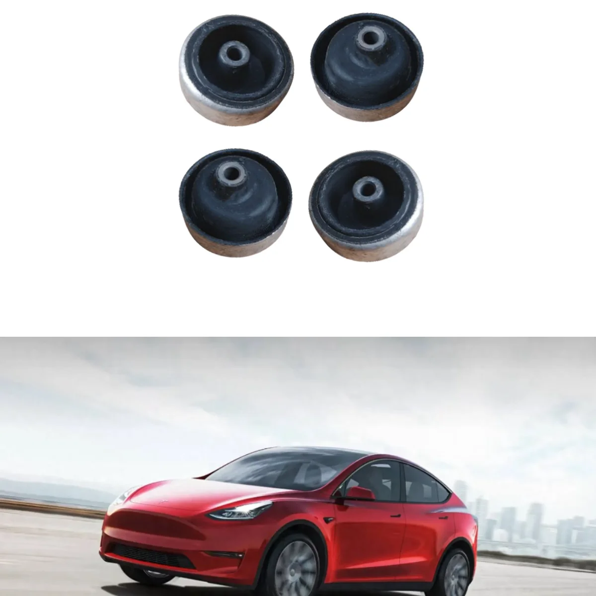 

2021 Suitable for Tesla model 3/Y air conditioner compressor rubber sleeve Cold air pump fixed bracket rubber 1506443-00-D