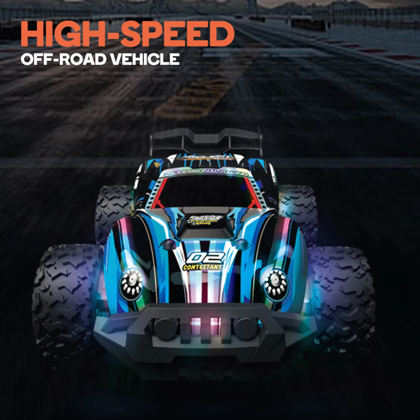 Mustang profissional rc carro de controle remoto quatro rodas motrizes de alta velocidade deriva carro de corrida modelo de brinquedo de carregamento