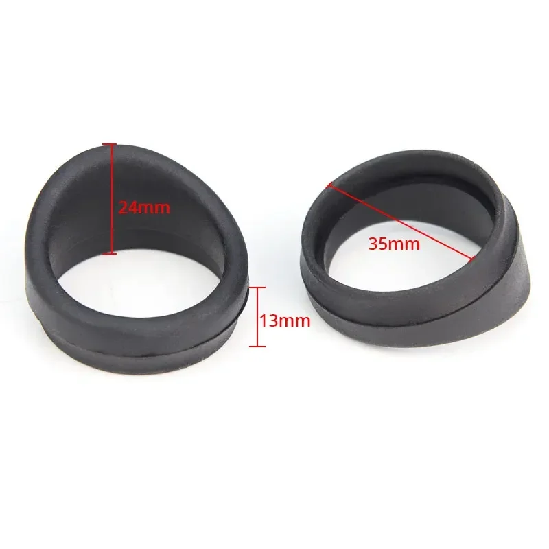 1 Pair 32-34MM Stereo Microscope Telescope Rubber Eye Guards Eye Shield Cups Tools TVE Microscopio Accesorio Telescopio Mustool