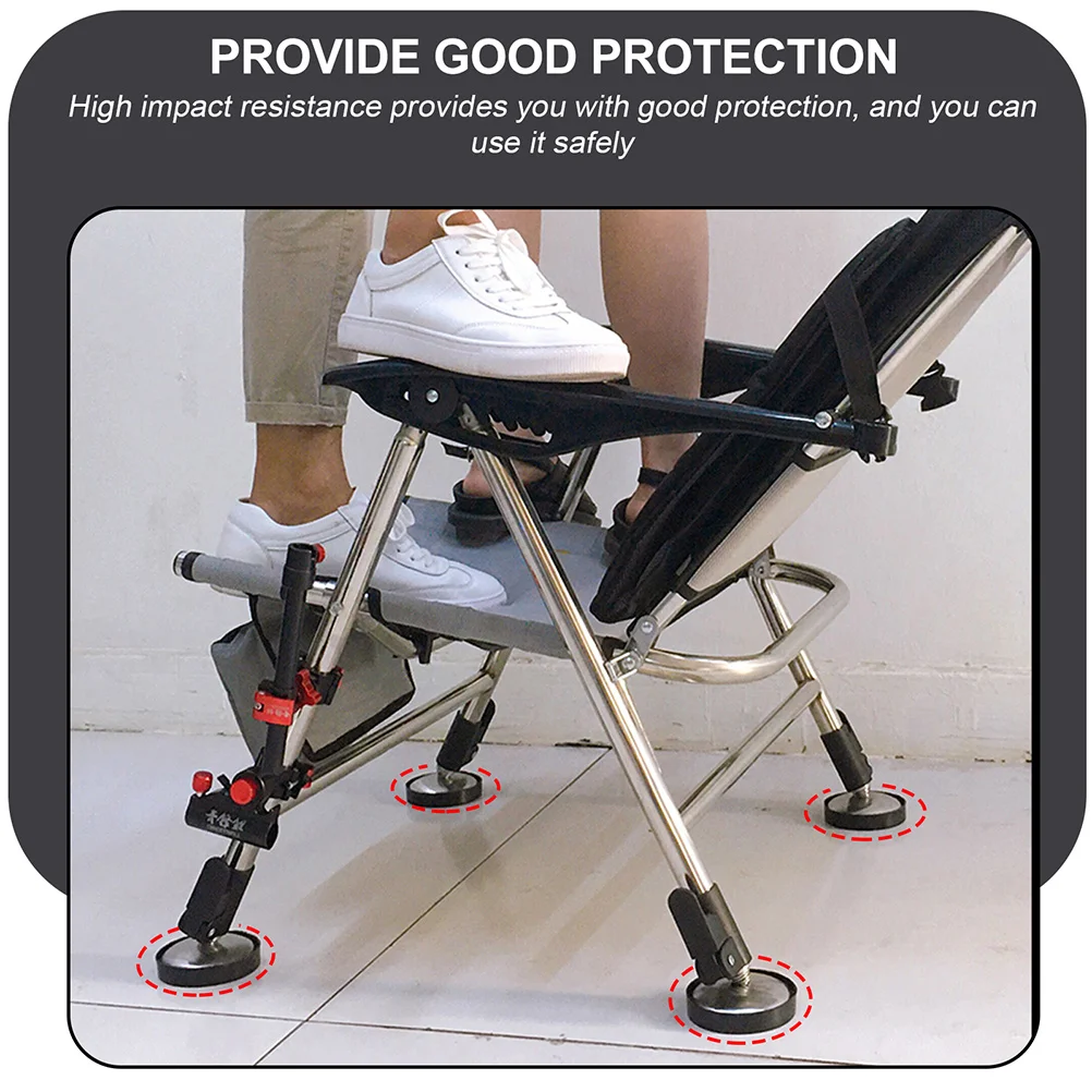 1 مجموعة الصيد كرسي مخالب القدم غطاء دائم في الهواء الطلق عدم الانزلاق واقية كرسي الساق غطاء العملي البراز مخلب اللوازم في الهواء الطلق #1