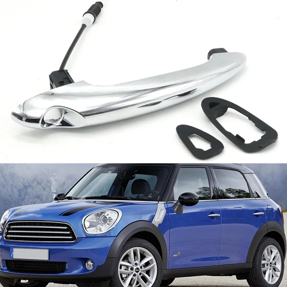 

Front Rear Chrome Silver Exterior Pull Door Handle For BMW Mini Cooper R60 Countryman R61 Paceman 2011-2016 51219801617