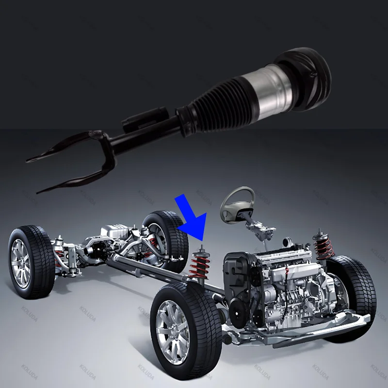 For Mercedes GLE Class W167 Air Suspension Shock Absorber Front Right Side With ADS Stable Quality A1673200603 1673200603