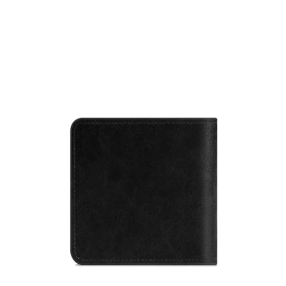 Fashion Business Men's Short Wallet Cash Bag Pu Leather Credit Card Holder Solid Color Casual Male Bifold Wallet Male