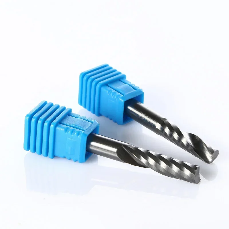 أداة نجارة من الكربيد الصلب، قاطعة طحن ماكينة CNC، 1 مطحنة نهاية فلوت، 1 قطعة شحن مجاني، خشب، PVC، MDF، أكريليك #4